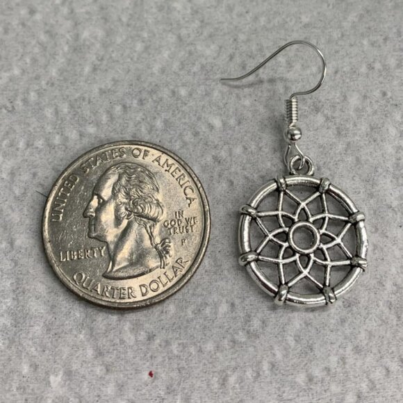 Dream Catcher, Dream Catcher Earring, Native American Jewelry, Indian Earrings - Picture 5 of 5